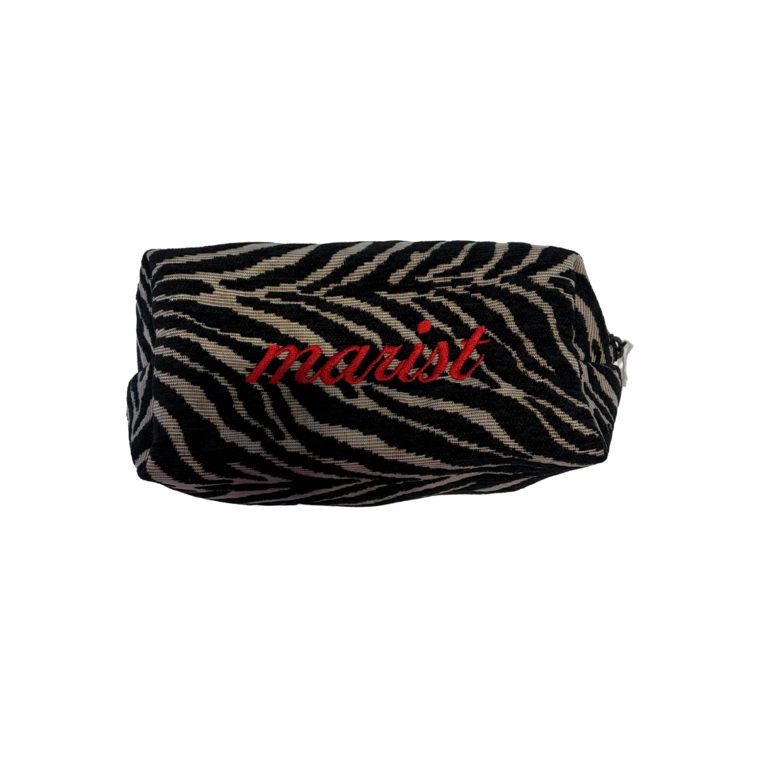 Marist Zebra Cosmetic Bag