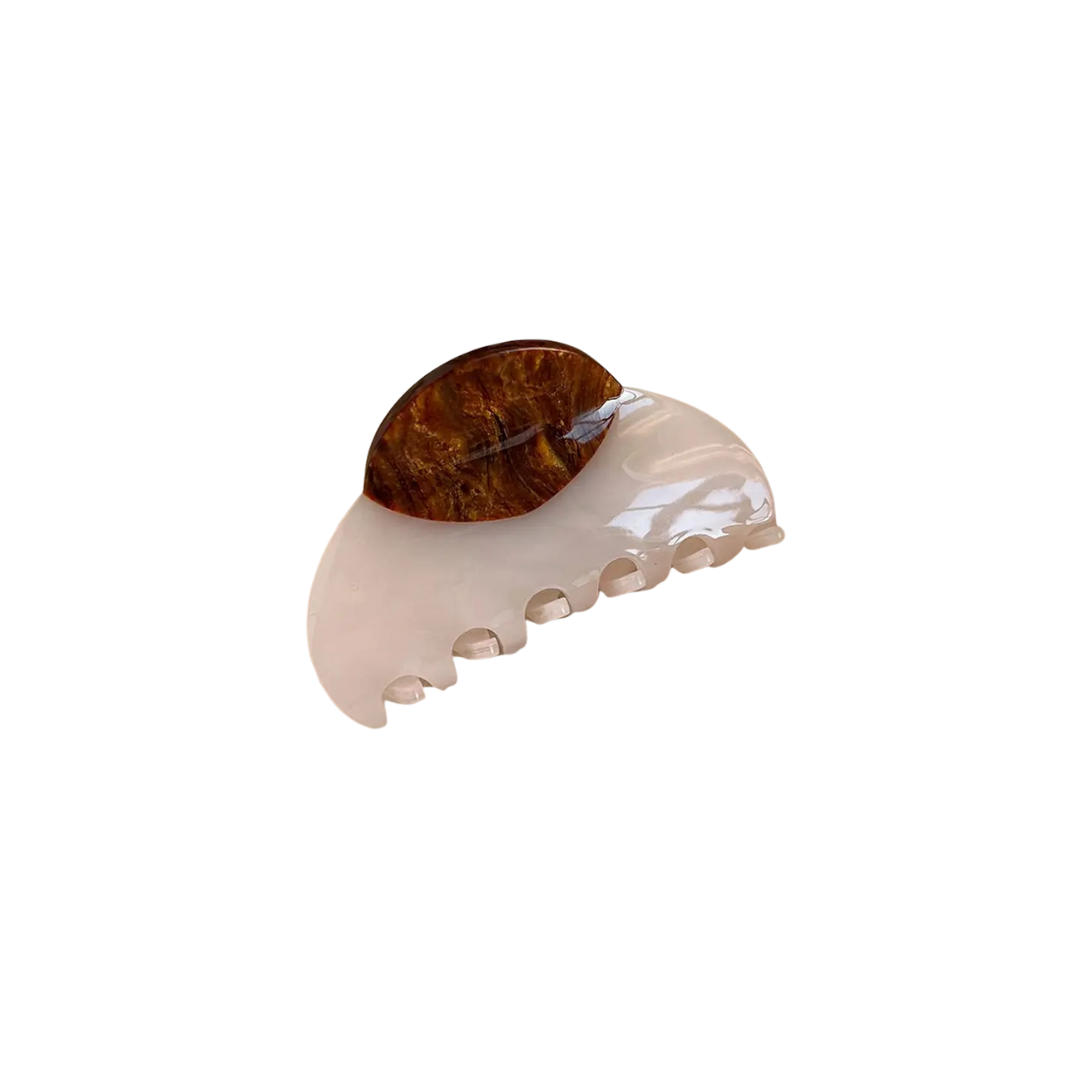 Wood print Large Hair Claw
