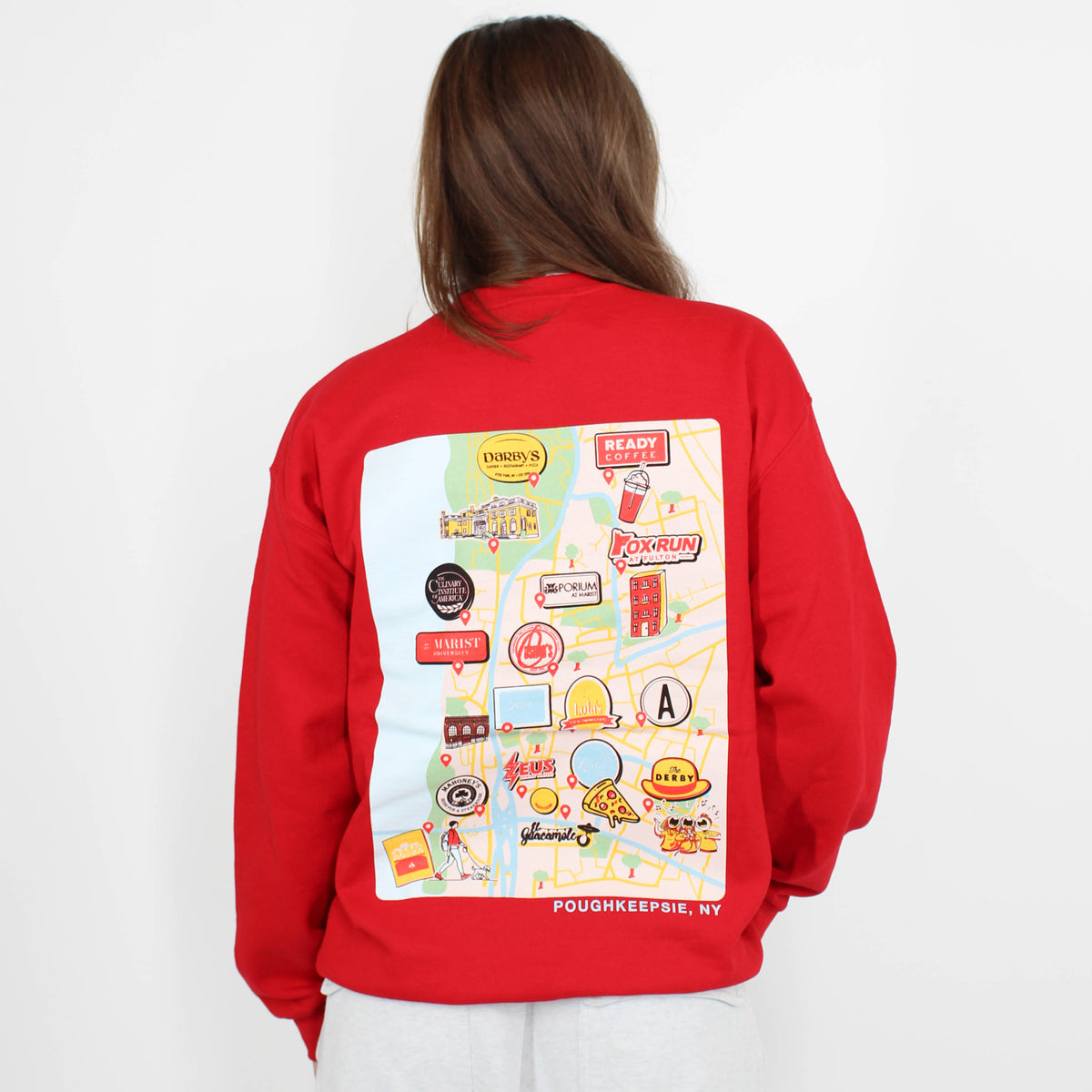 845 Red Crewneck
