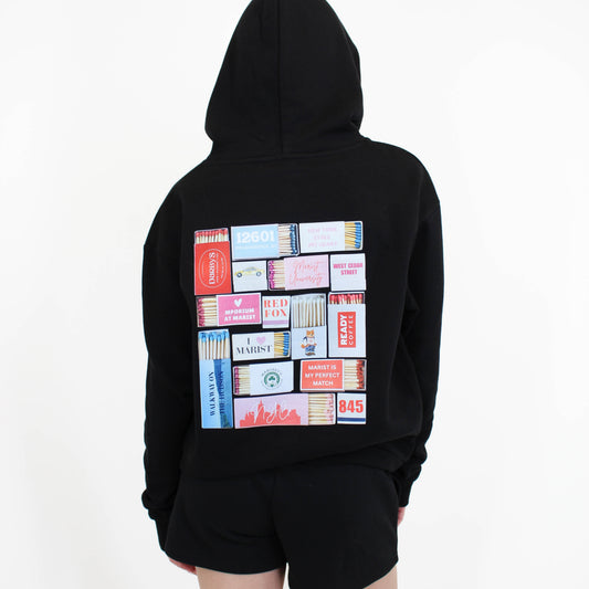 Back of Marist Is My Perfect Match Hoodie