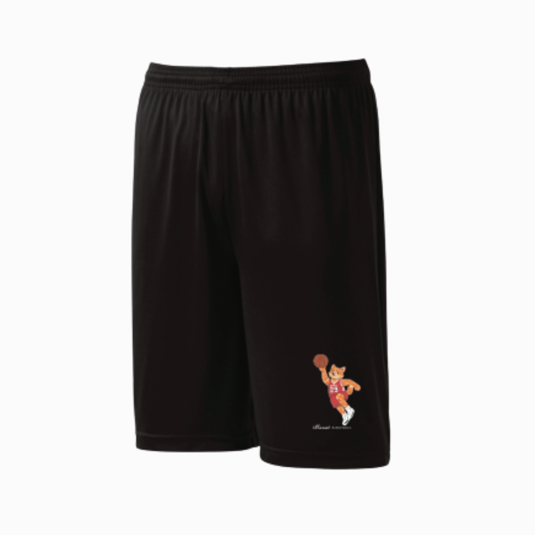 Basketball Frankie Mesh Shorts, Marist basketball mesh shorts with frankie the fox