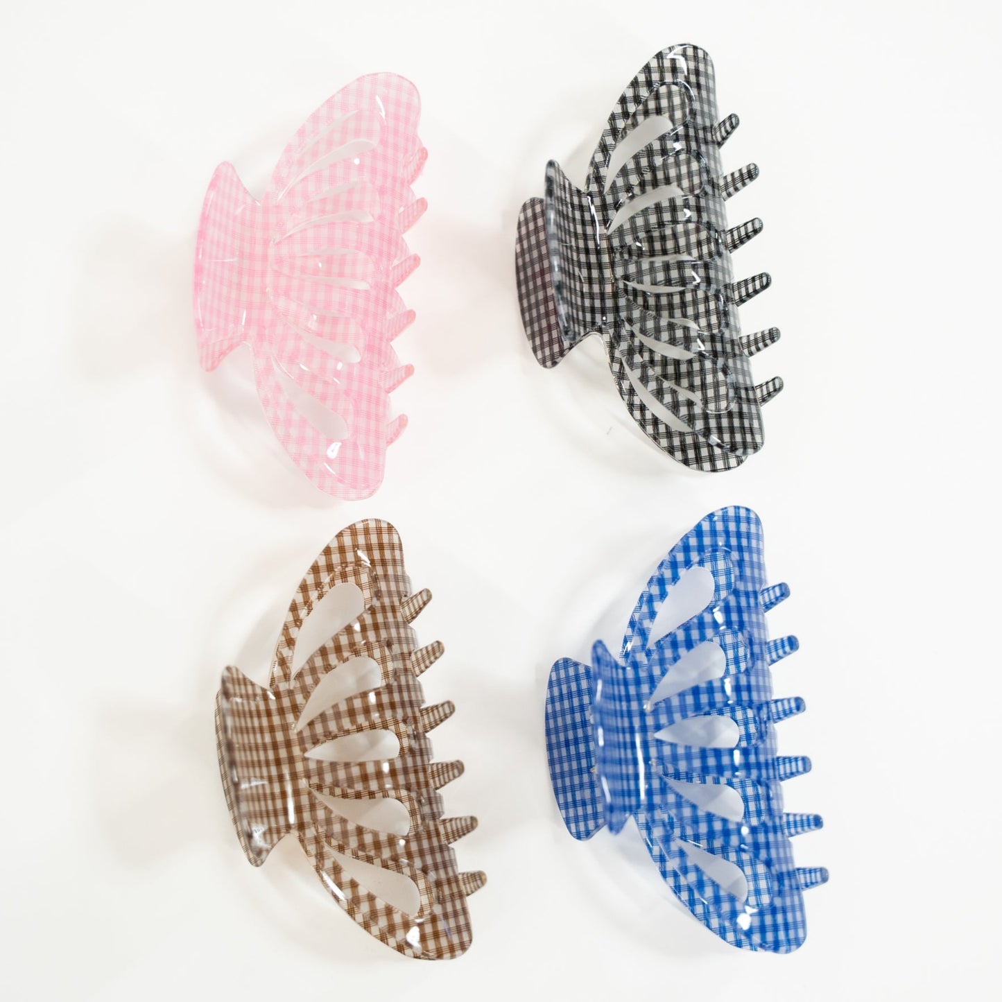 Gingham Hair Clip