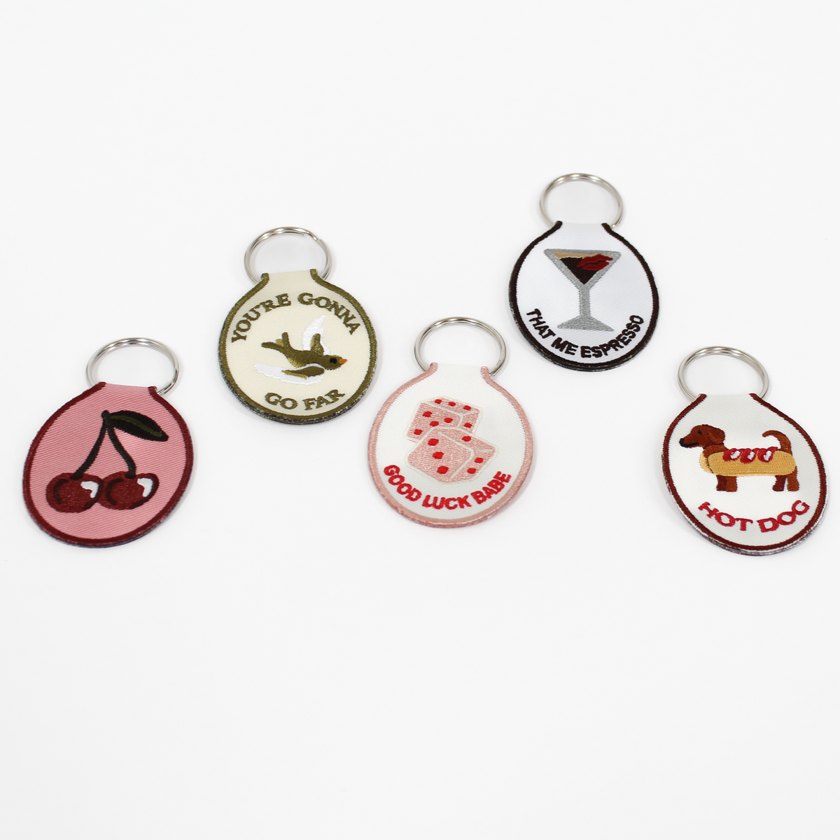 Embroidered Keychains