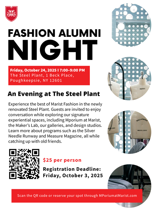 MARIST FASHION ALUMNI EVENT - Oct. 24th 7pm - 9pm
