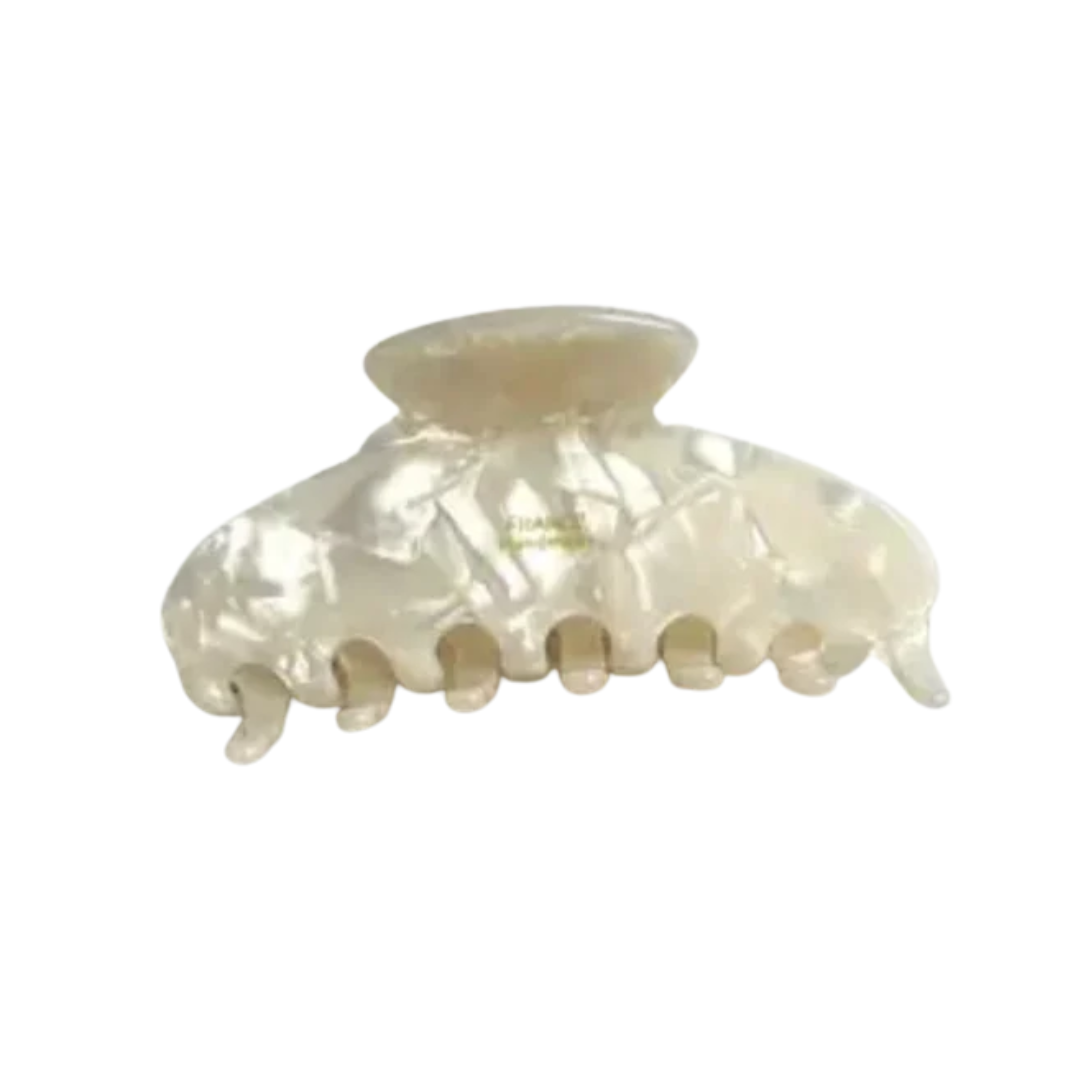 Marbled Texture Claw Clip