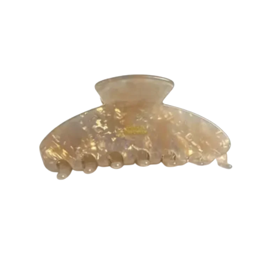 Marbled Texture Claw Clip