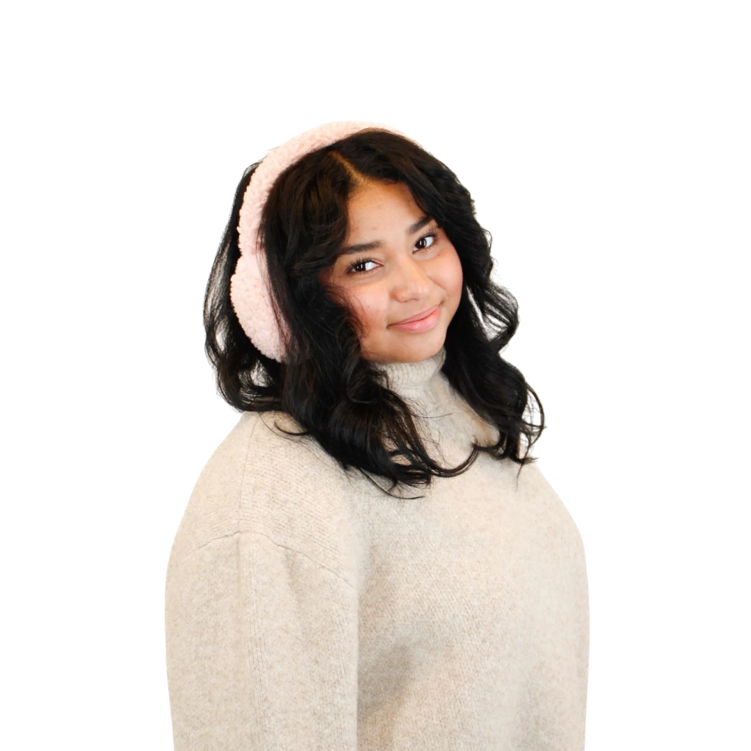 C.C Faux Fur Sherpa Earmuffs