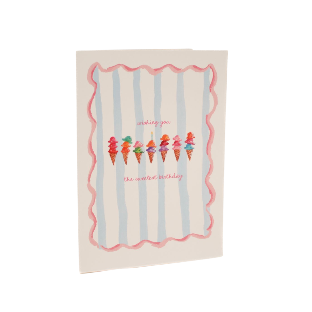 Sweetest Birthday Ice Cream Card
