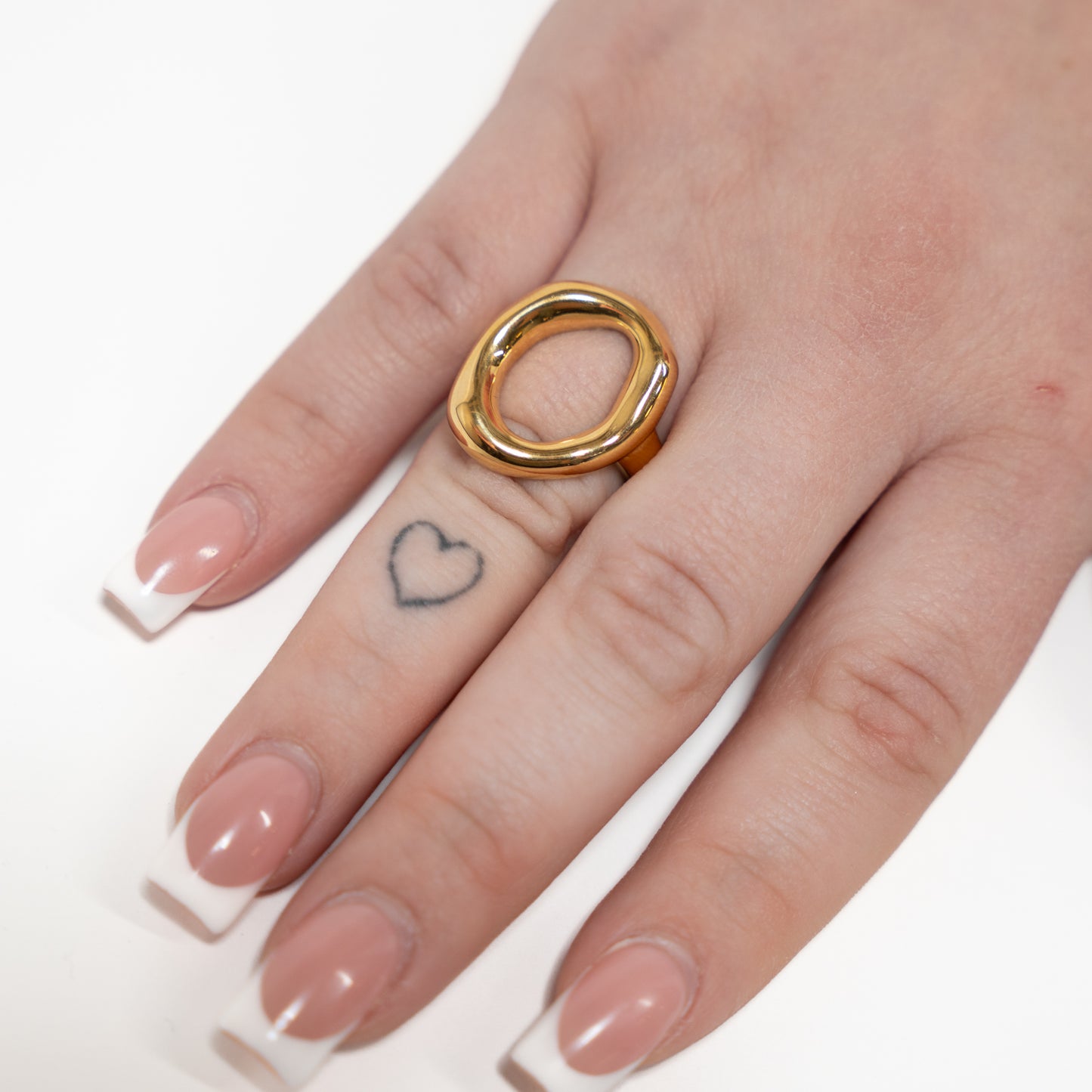 halo ring in gold