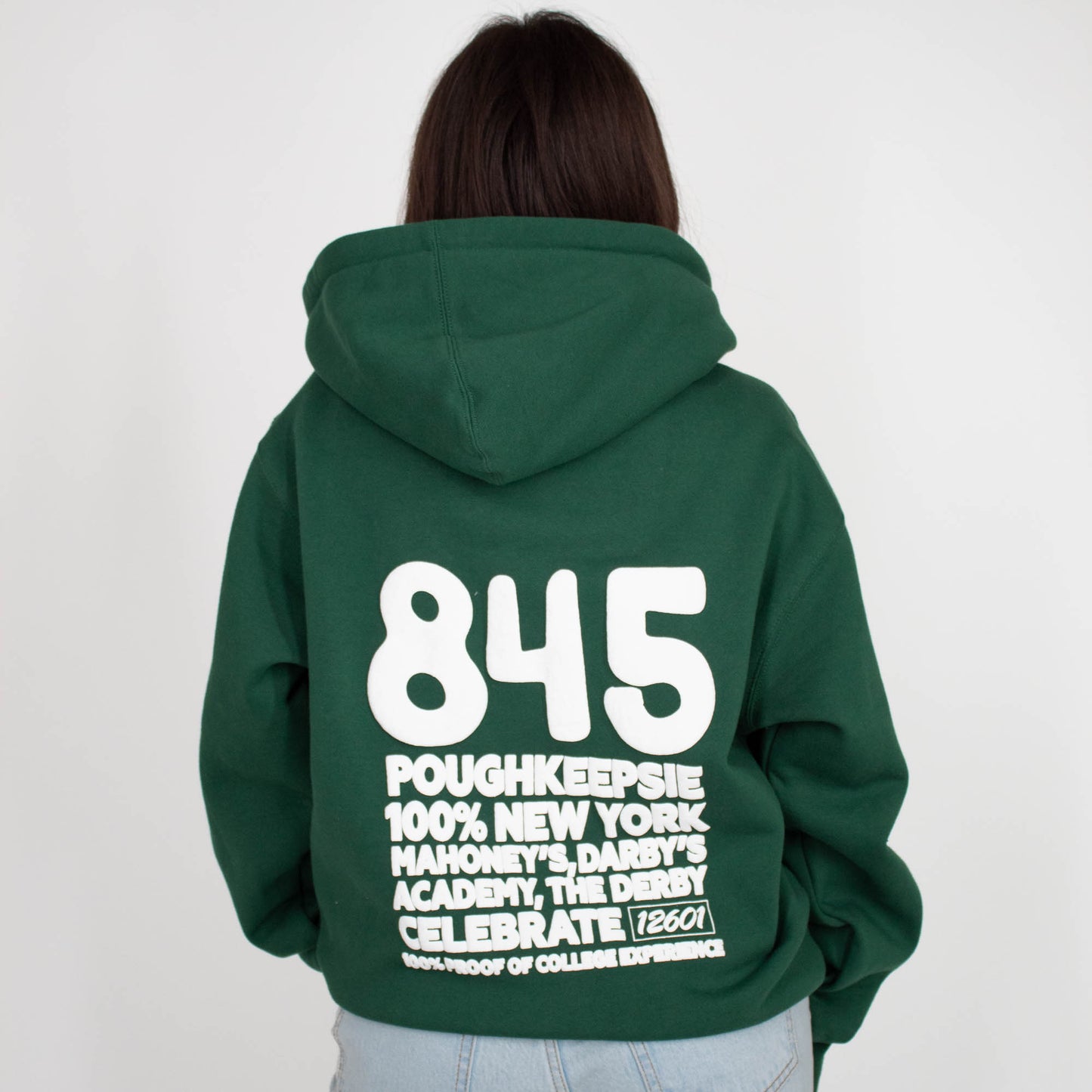 green 845 hoodie