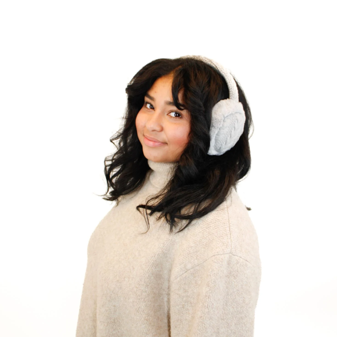 Grey Earmuffs front