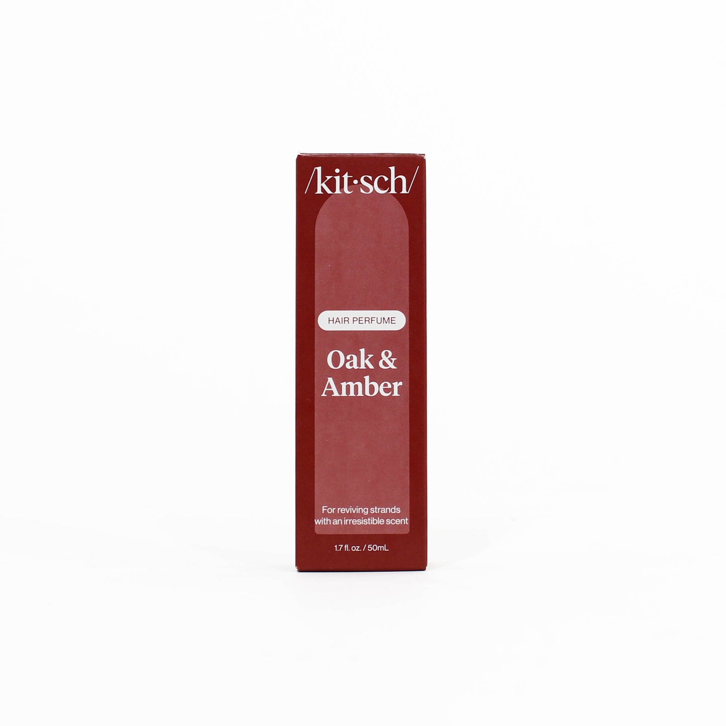 oak and amber hair perfume