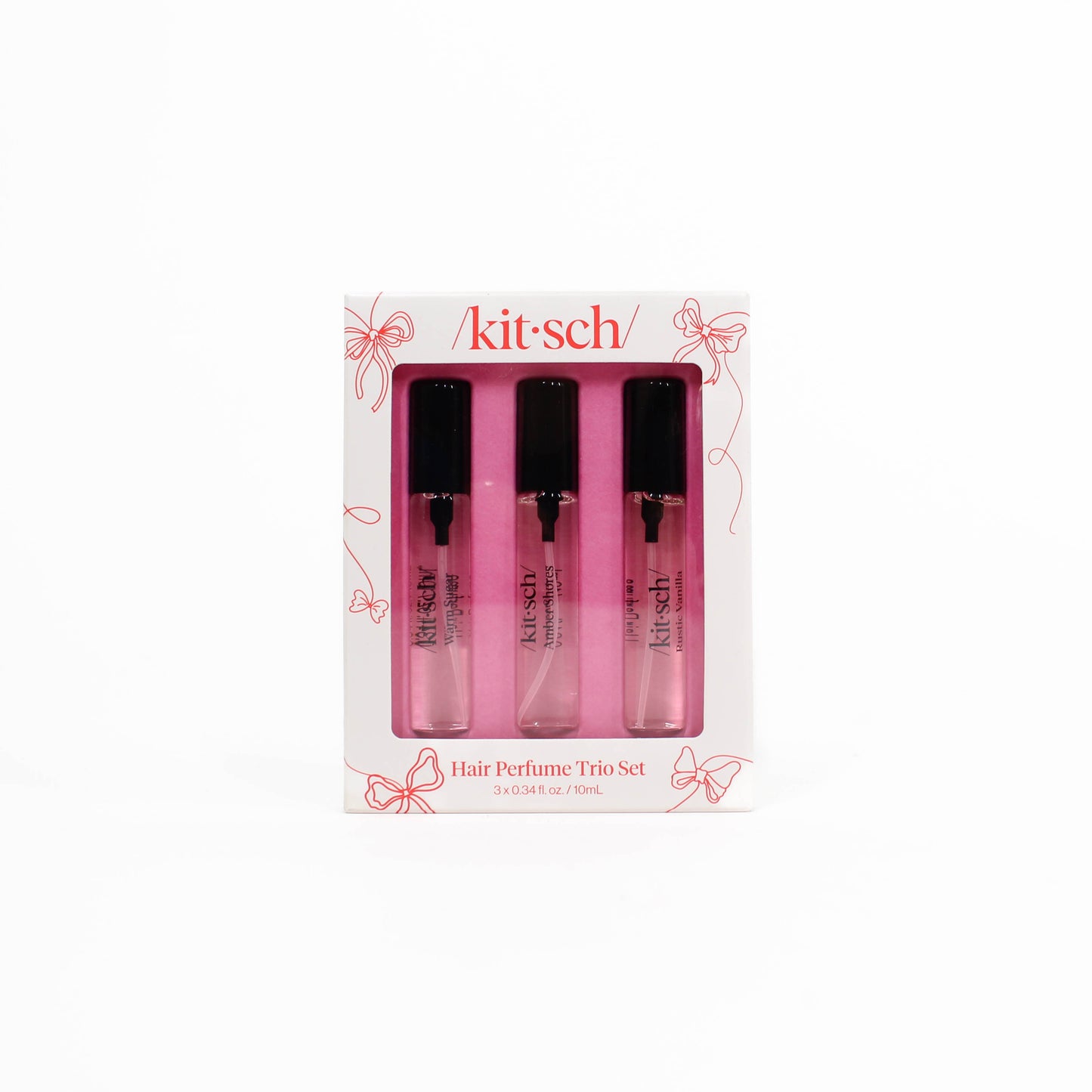 holiday hair perfume trio set kitsch