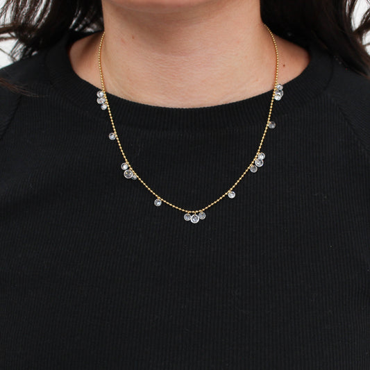 Drop Crystal Necklace
