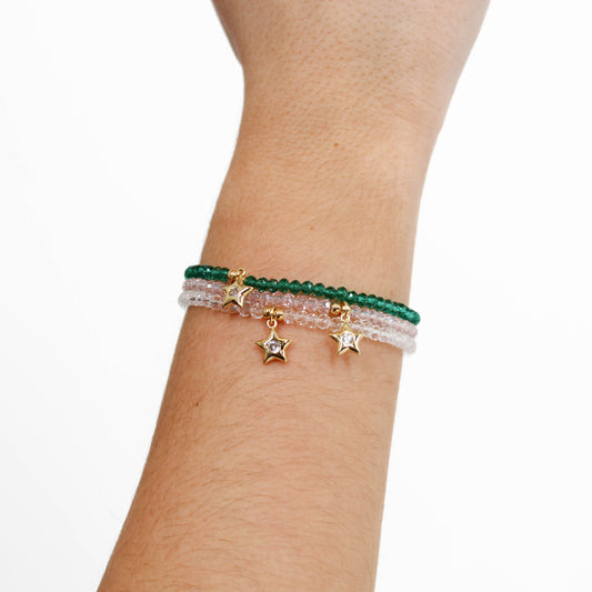 dainty. Crystal Star Bracelet