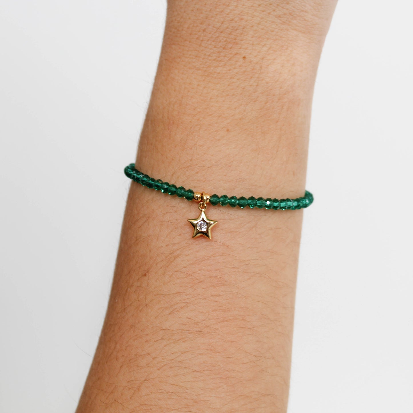 dainty. Crystal Star Bracelet