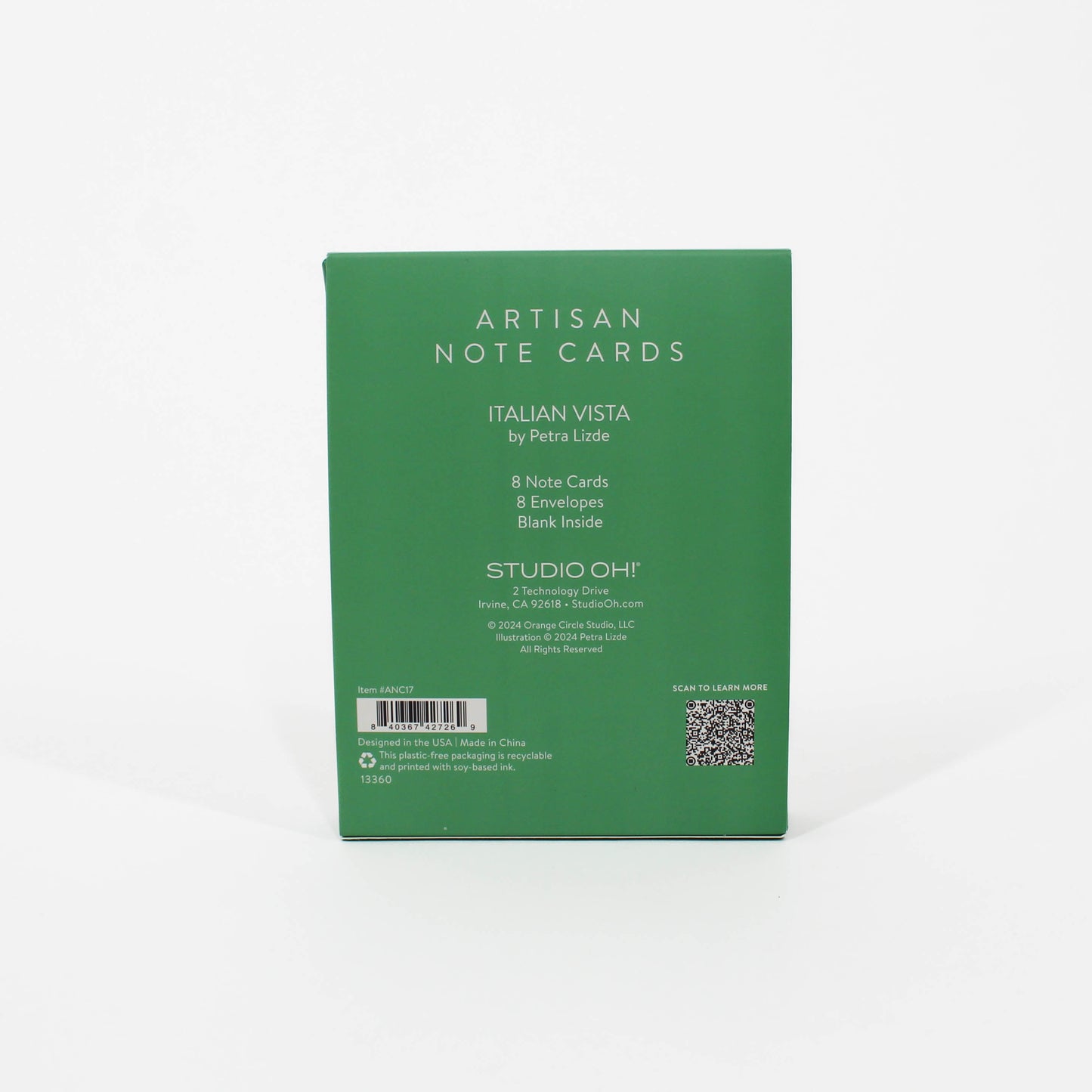 Italian Vista Note Card Set