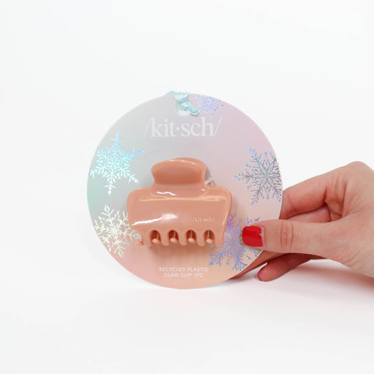 Kitsch Recyled Plastic Holiday Claw Clip