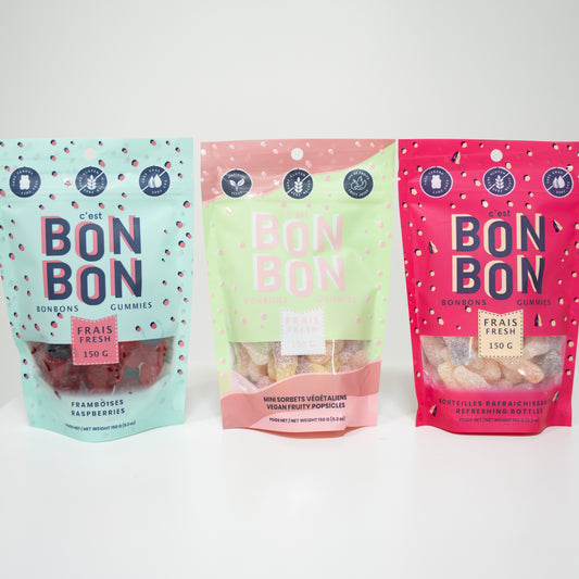 La boîte à bonbons Gummies sweedish candy vegan