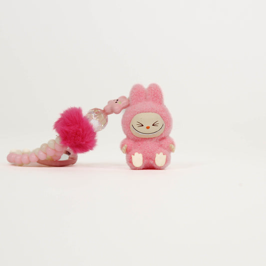 Pink Labubu Keychain