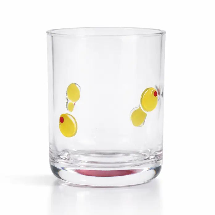 Olive Icon Double Old Fashioned Glass