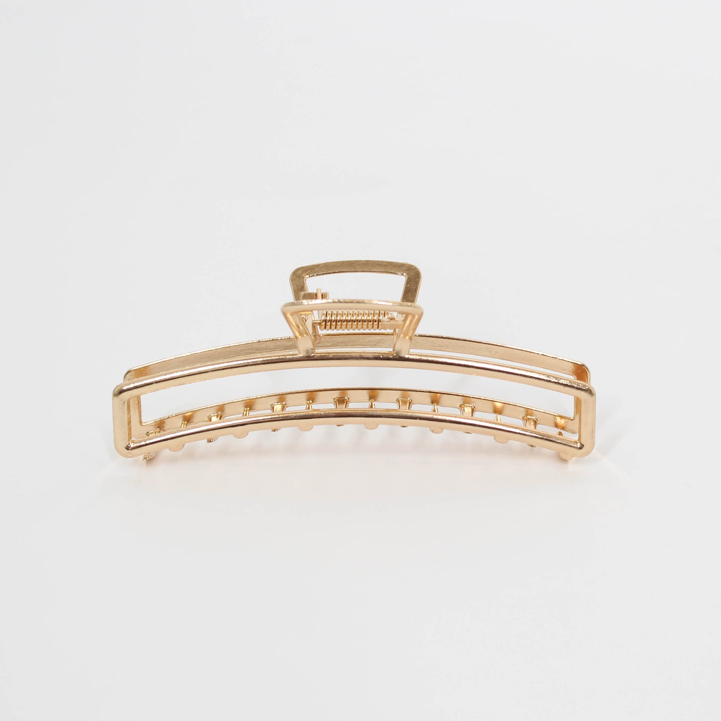 Gold Hair Clip Oval