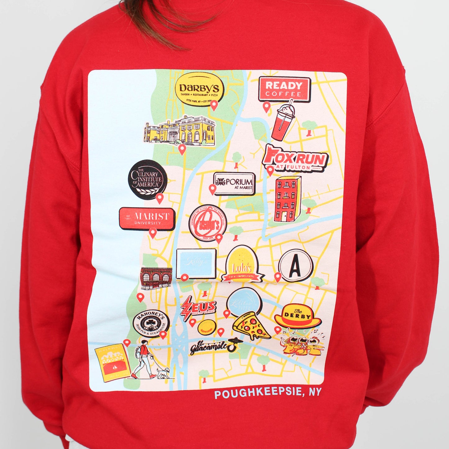 845 Red Crewneck