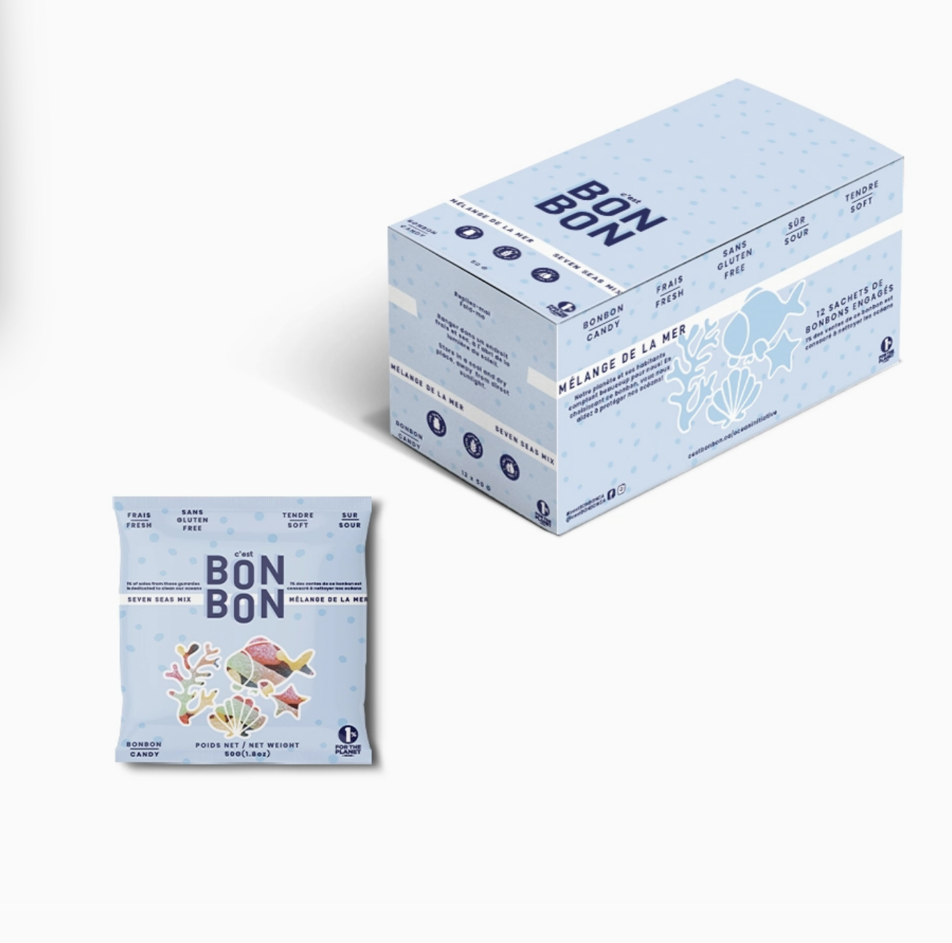 La boîte à bonbons Gummies