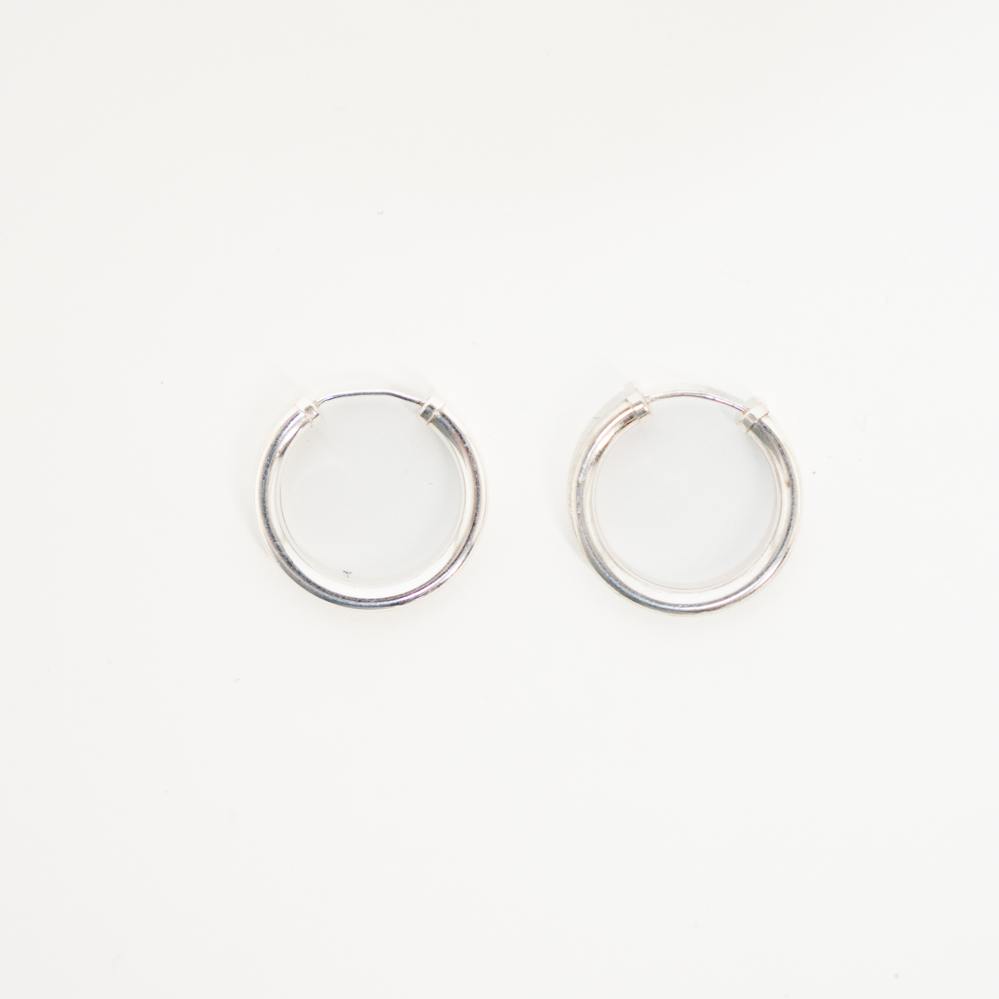 silver hoops