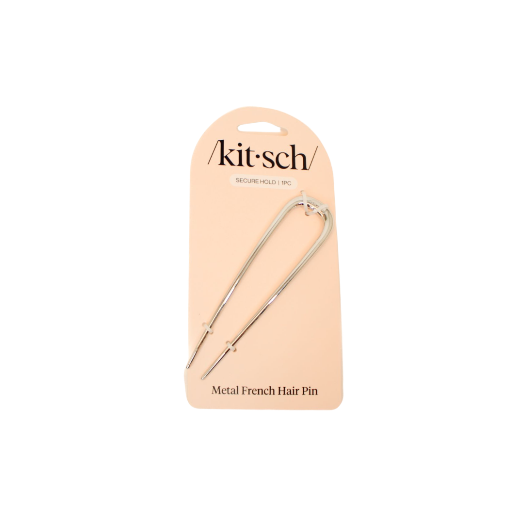 Silver French Hair Pin