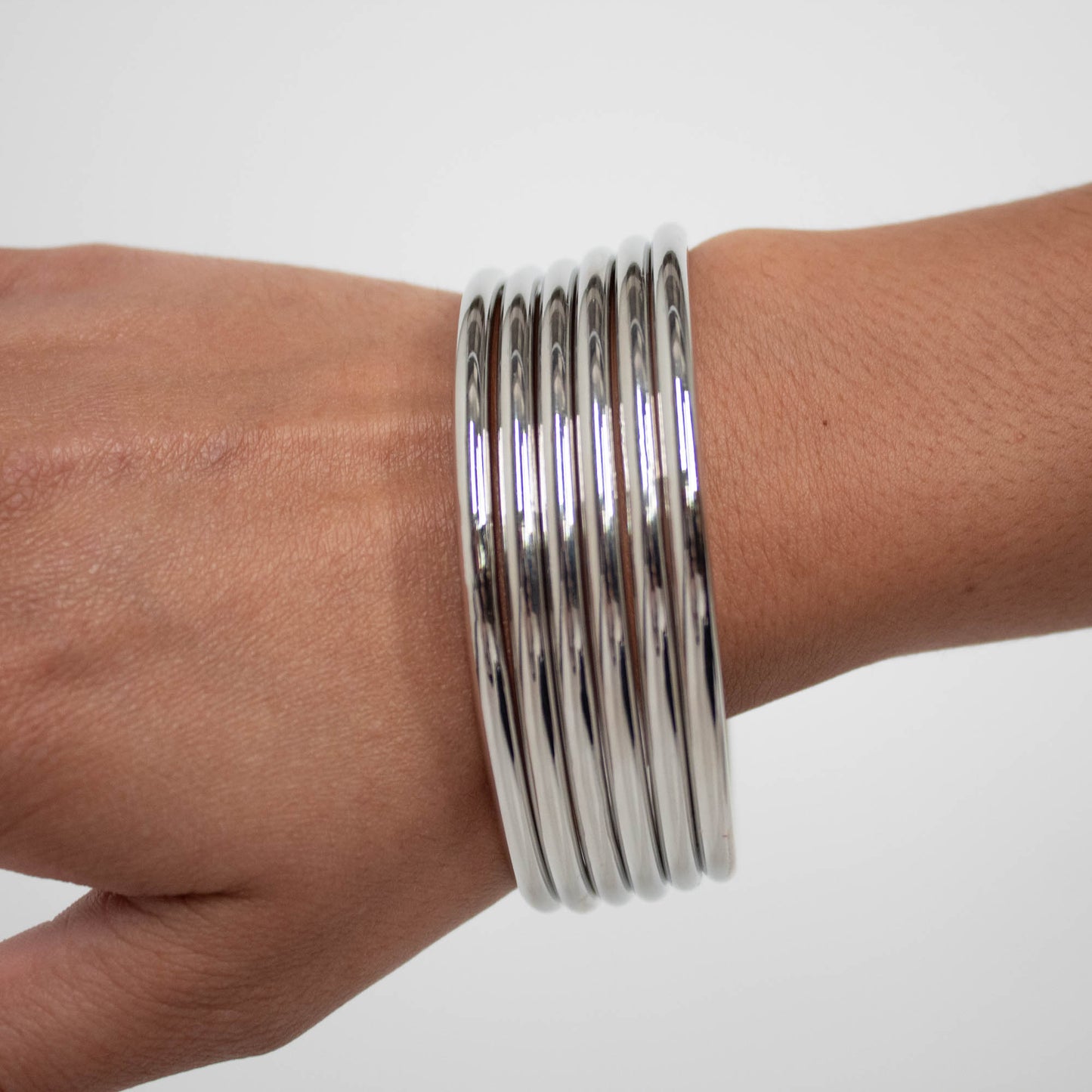 silver bangle bracelets