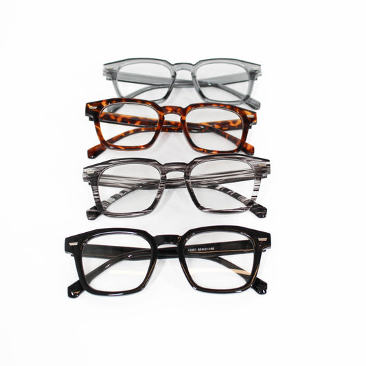 square framed blue light glasses