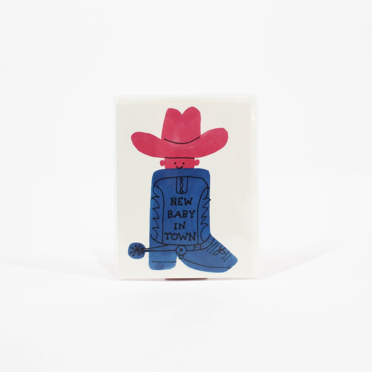 Boot Baby Greeting Card