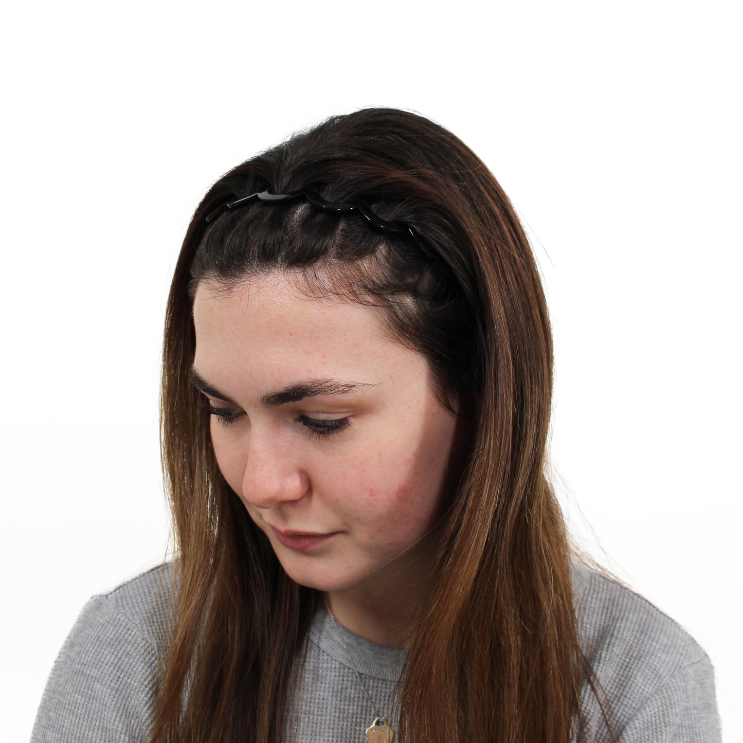 Wave Tooth Headband On
