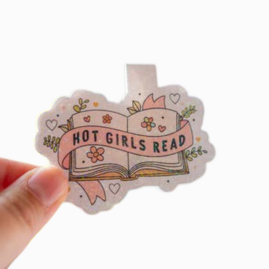Hot Girls Read Magnetic Bookmark