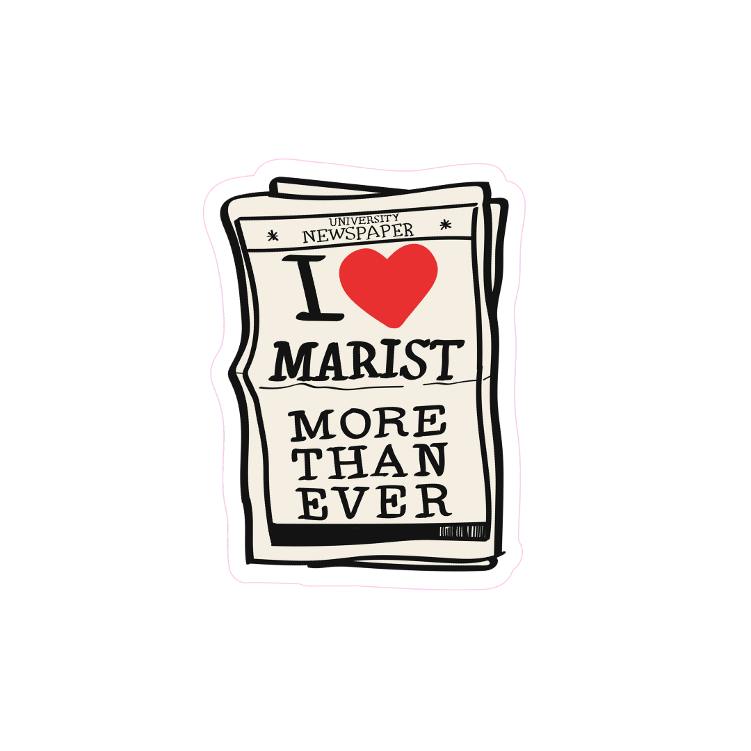 University Newspaper Sticker