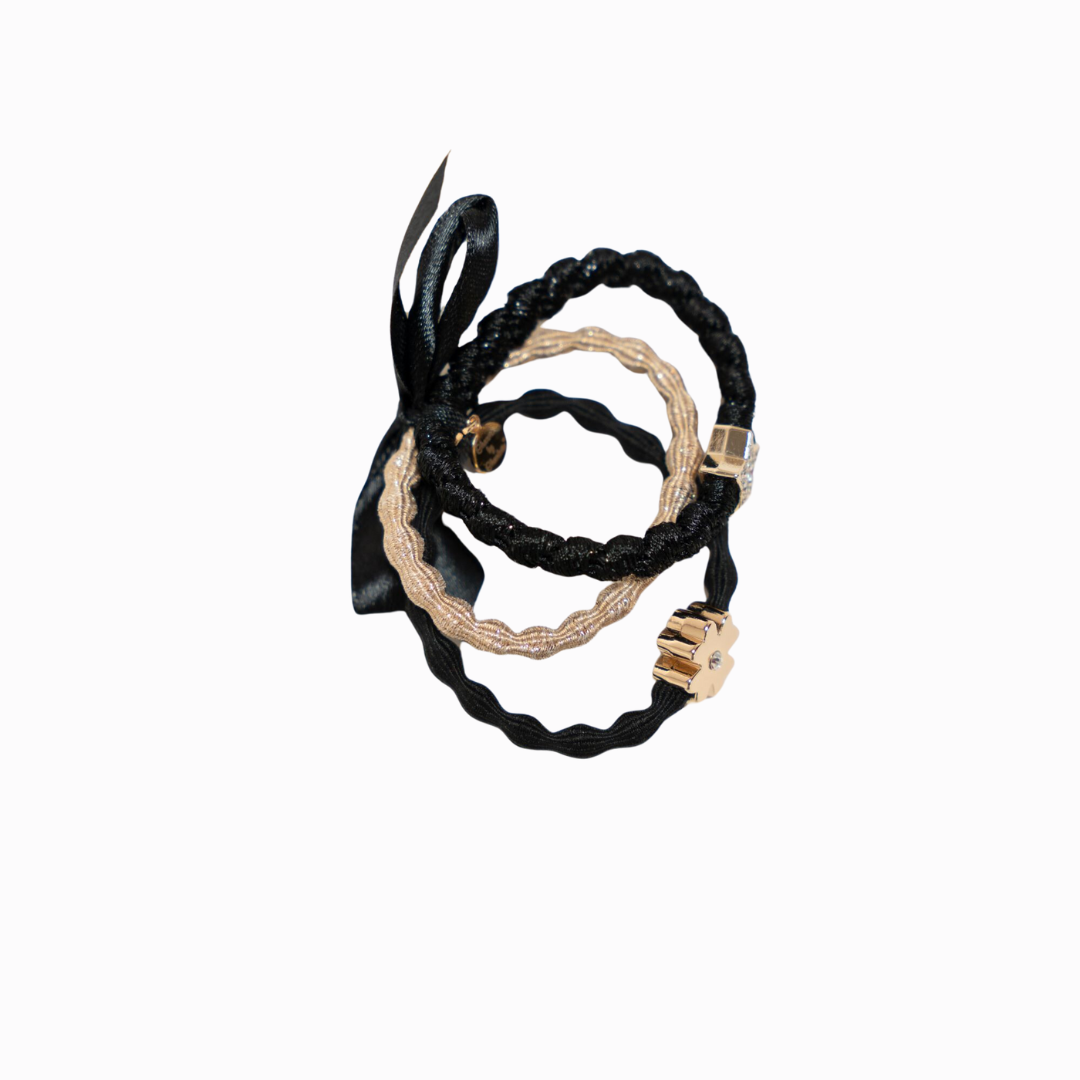 black hair ties
