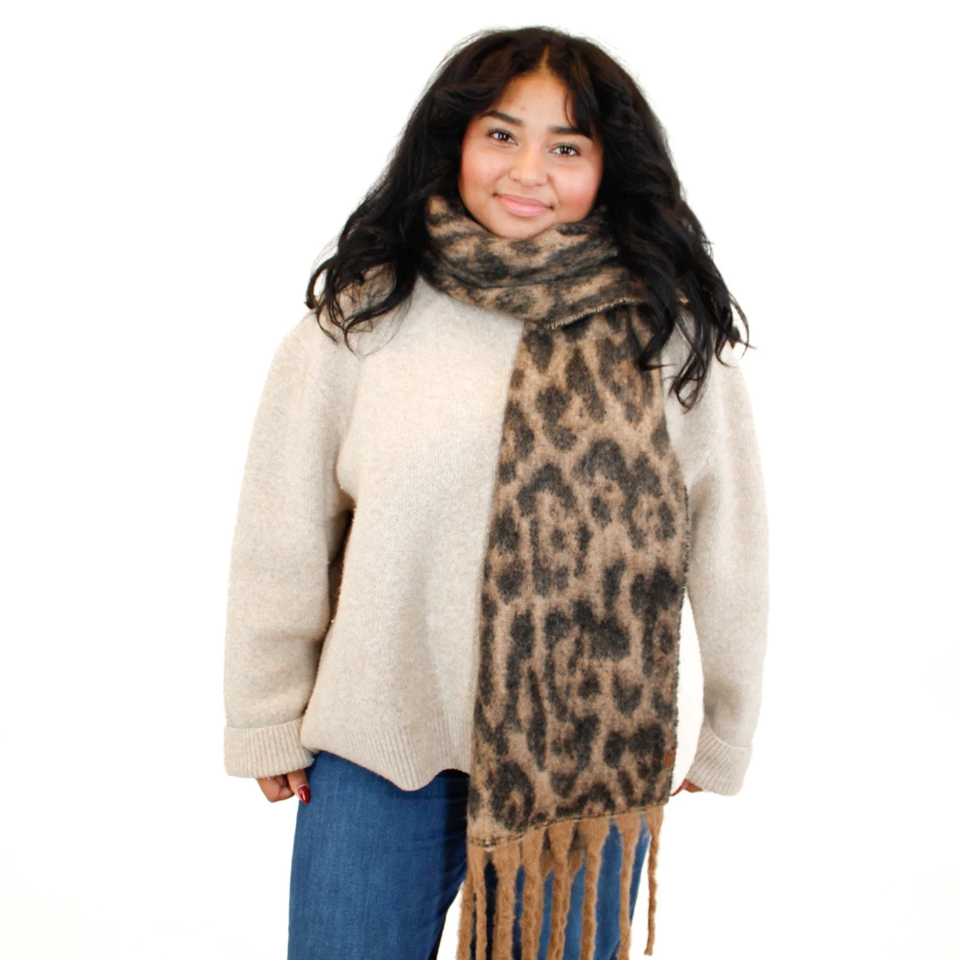 brown scarf