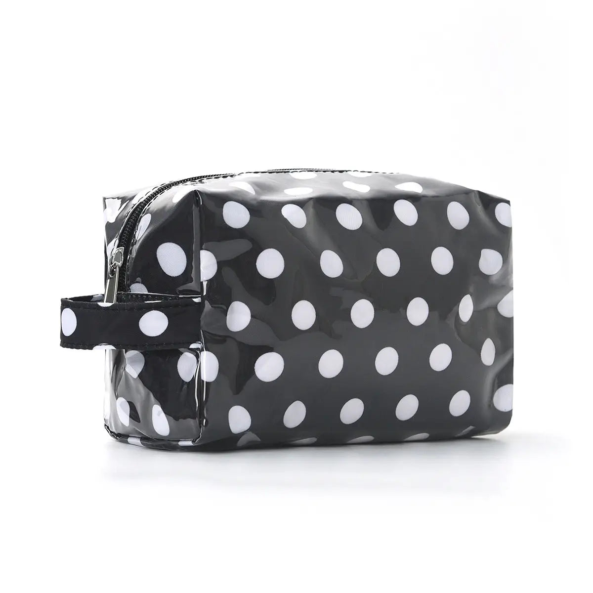 Waterproof Pvc Polka Dots Cosmetic Bag