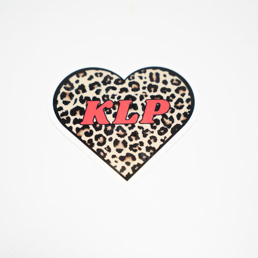 KLP sticker, cheetah