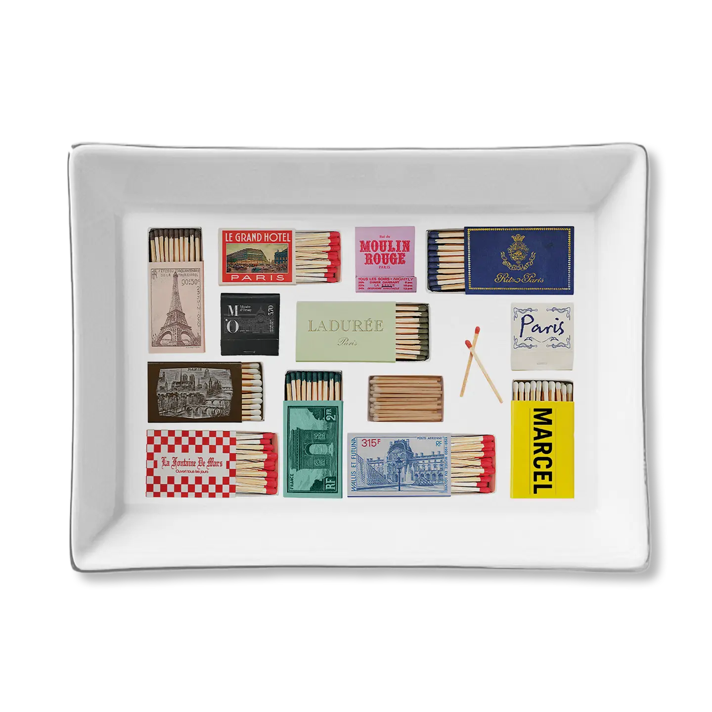 Matches Ceramic Trays