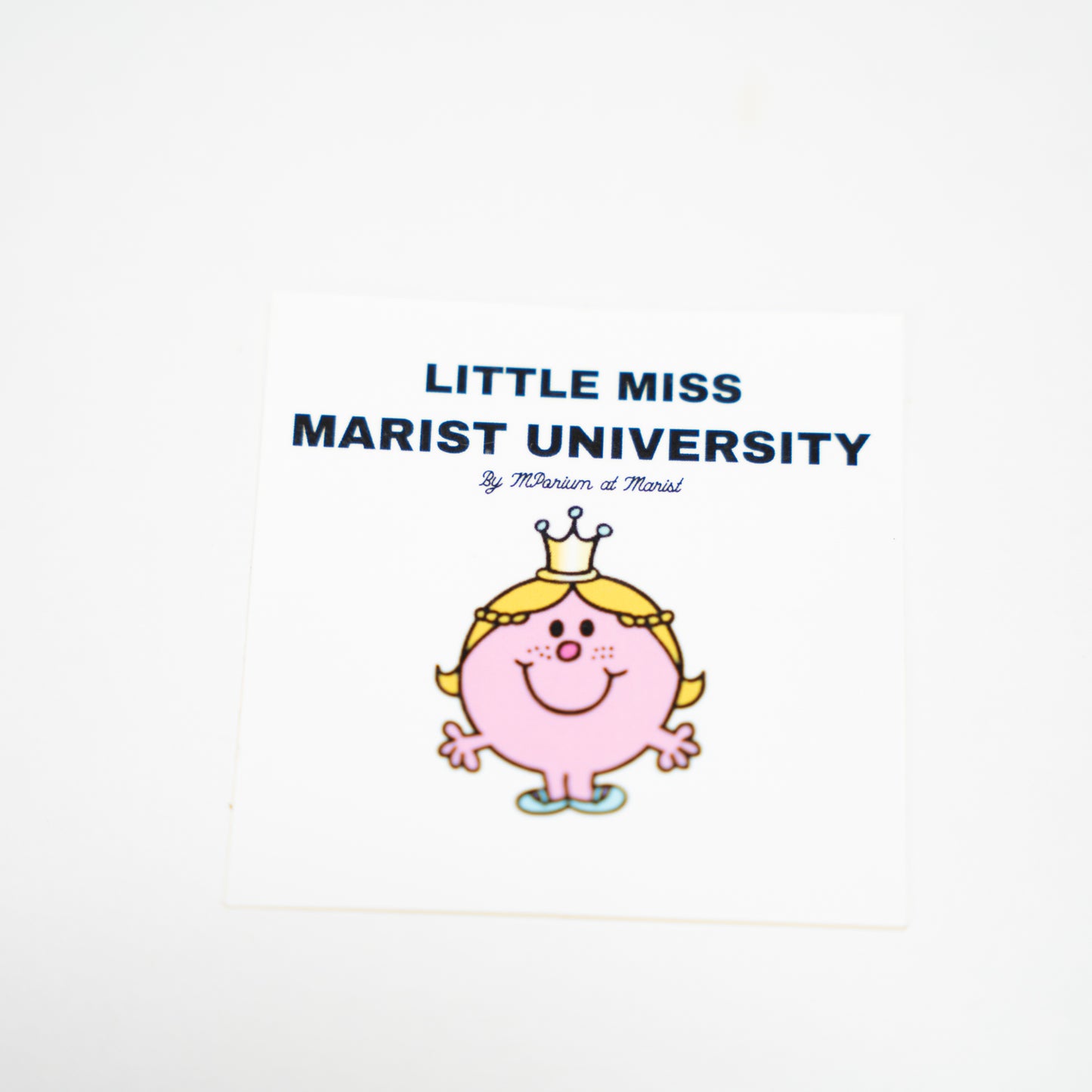 little miss, Marist University, sticker