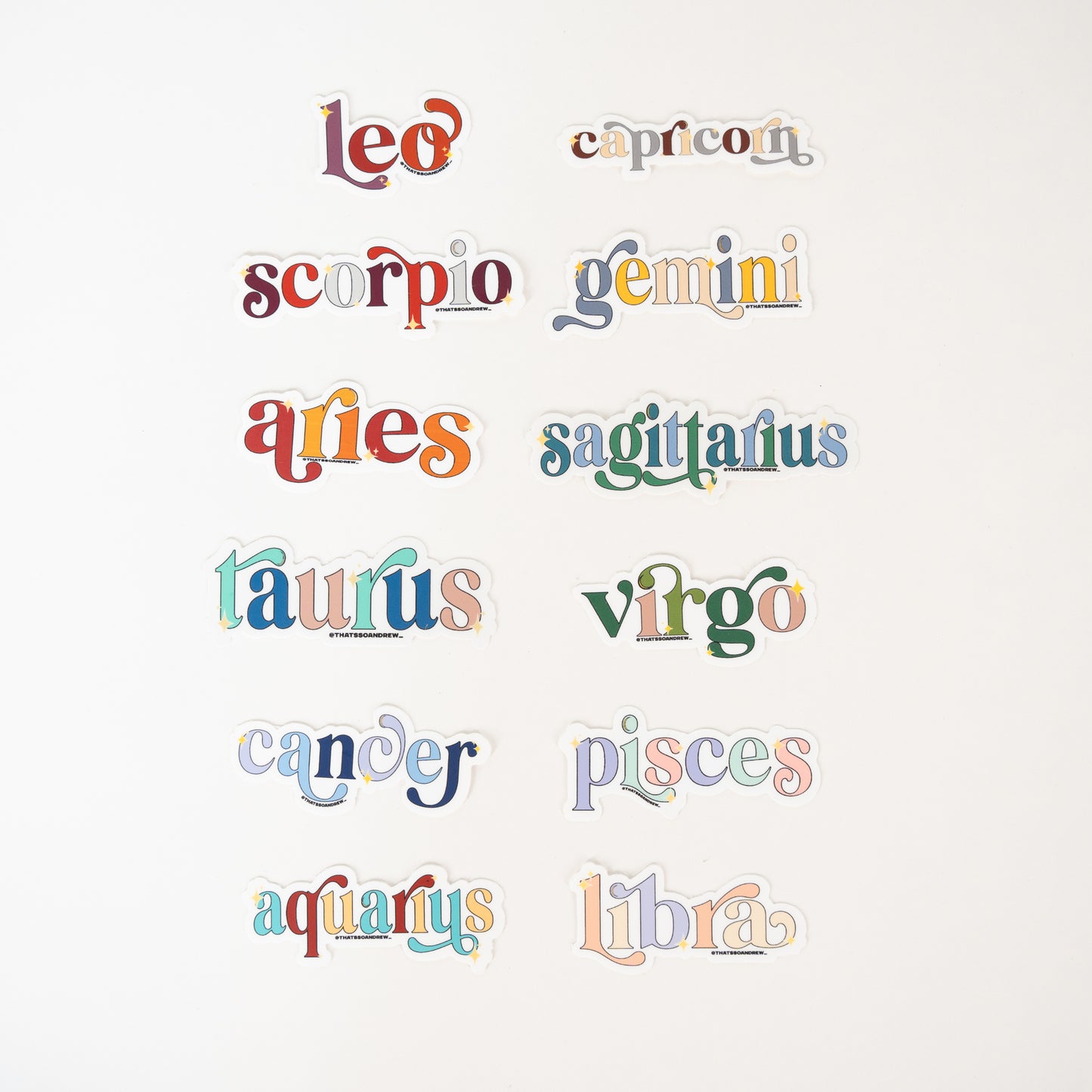 retro zodiac sticker, Leo, scorpio, aries, taurus, cancer, Aquarius, libra, pisces, virgo, sagittarius, gemini, capricorn
