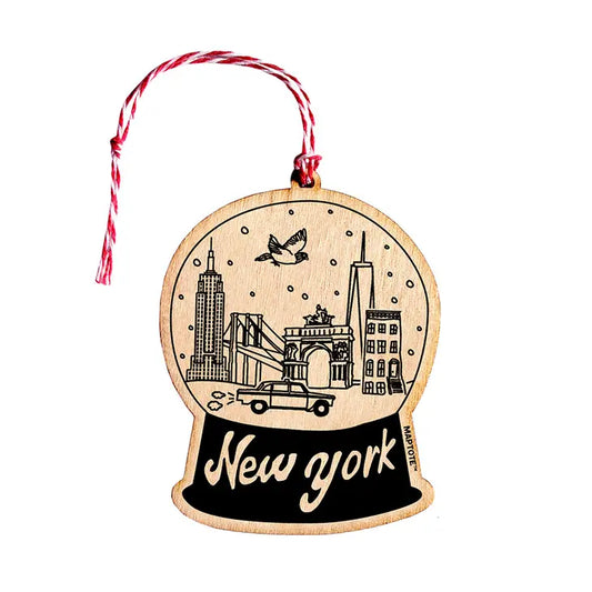 New York Snow Globe Ornament