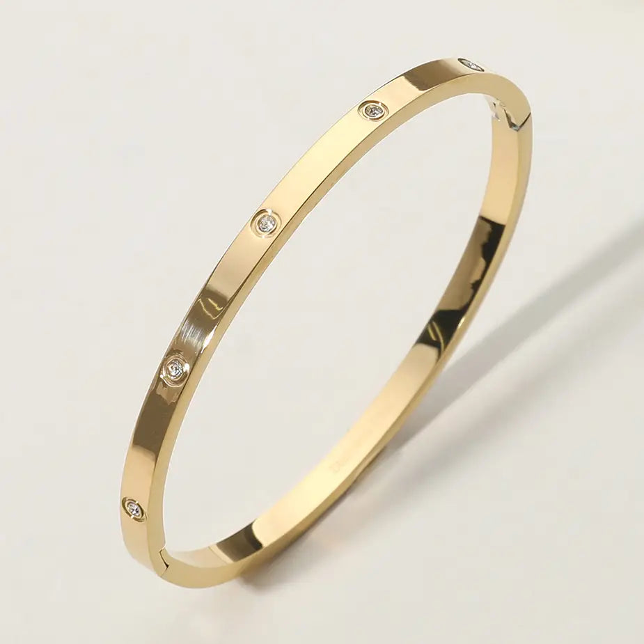 Hinged Pave Bangle