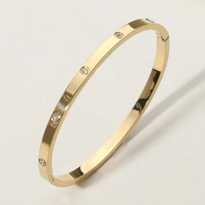 Hinged Pave Bangle