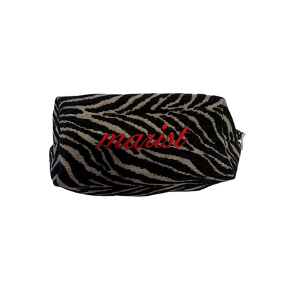 Marist Zebra Cosmetic Bag