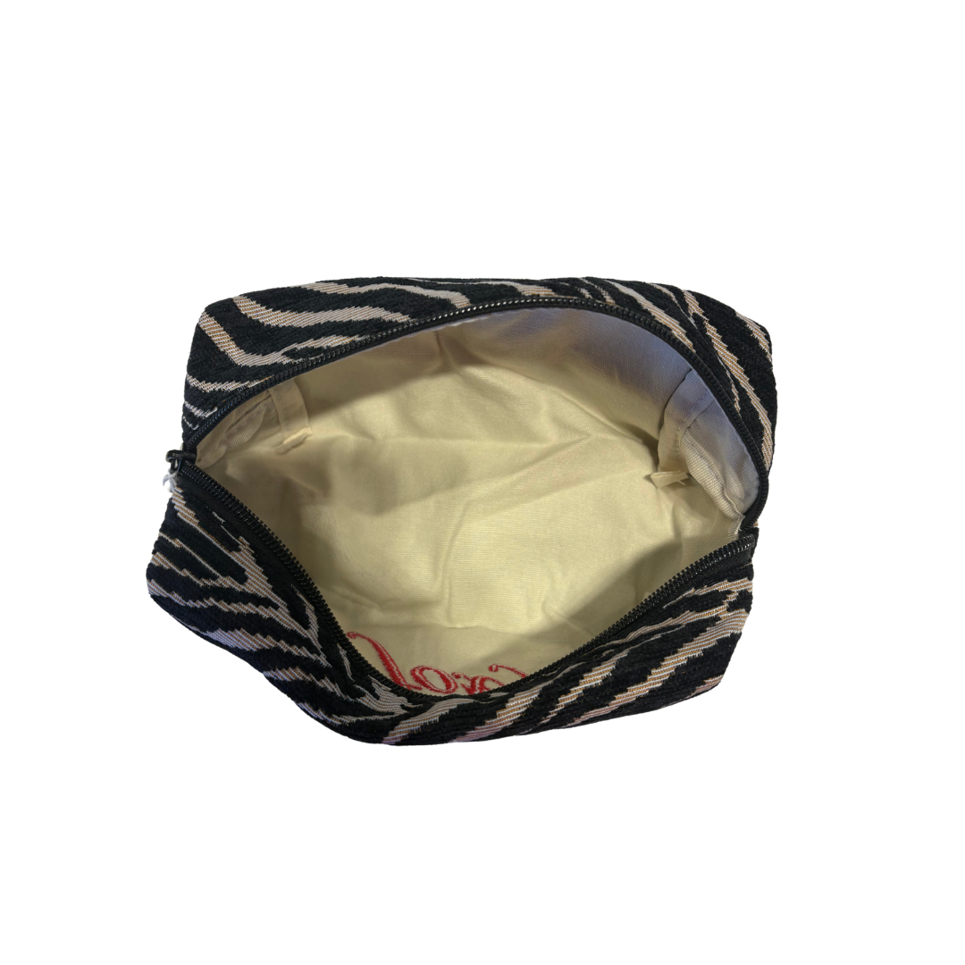 Marist Zebra Cosmetic Bag