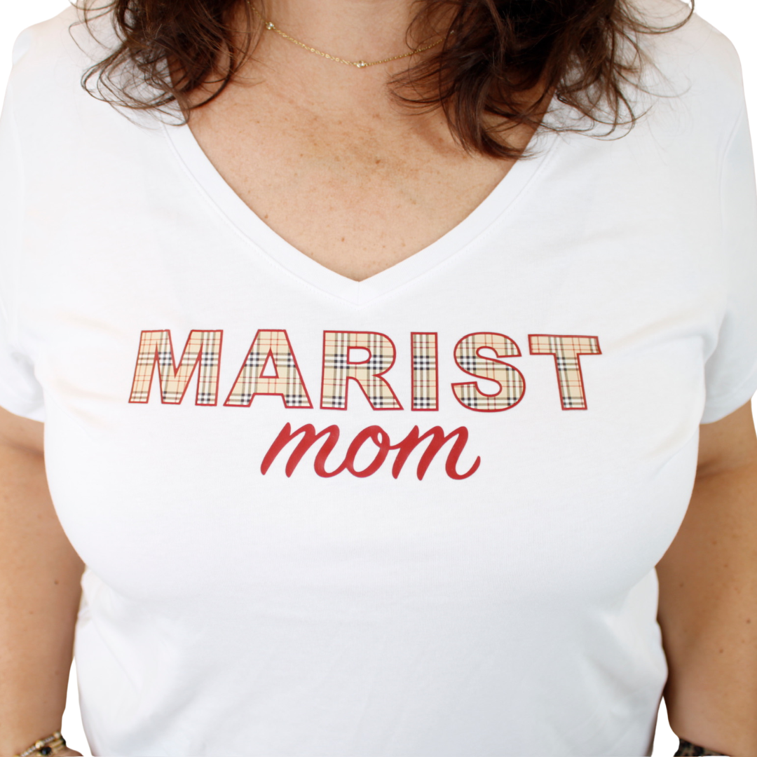 Marist Mom Plaid T-Shirt