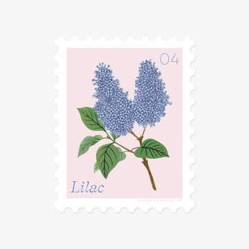 Stamp Flower Sticker